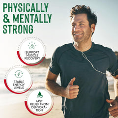 PowderVitamin Electrolytes Plus hibiscus packaging communicates no maltodextrin or calories