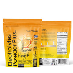 PowderVitamin Electrolytes Plus Tangerine Pineapple tub for keto hydration