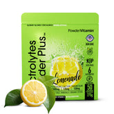 PowderVitamin Electrolytes Powder Plus bottle for daily hydration.