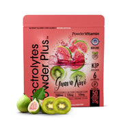 PowderVitamin Electrolytes Powder Plus tub front for keto hydration.