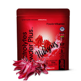PowderVitamin Electrolytes Powder Plus hibiscus pouch for sugar-free hydration on the go