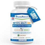 Power By Naturals Methyl Multi One bottle front view for daily wellness and energy support