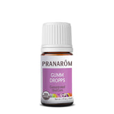 Pranarom Gumm Dropps bottle label highlights pure oils for gum health