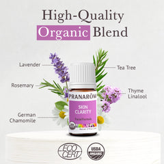 Diffused with water to create a calming scent while supporting skincare routines