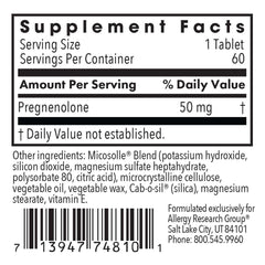 Allergy Research Group pregnenolone lipid matrix concept illustrating enhanced absorption.