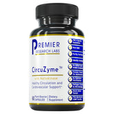 Premier Research Labs CircuZyme bottle front promotes everyday vascular support.