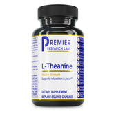 Premier Research Labs L-Theanine capsule close-up for calm focus