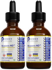 Premier Research Labs Melatonin-ND bottle front for natural sleep support