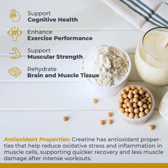 Premier Research Labs Premier Creatine mixing glass dissolving easily in water.