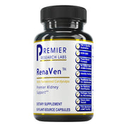 Premier Research Labs RenaVen bottle front view for kidney support and detox