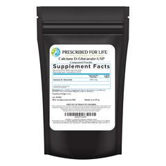 Prescribed For Life CDG powder in a resealable pouch for freshness