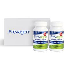 Prevagen Regular Strength bottle front showing the daily brain support capsule