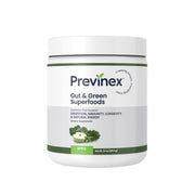 Previnex Gut & Green Superfoods powder in jar front for daily greens boost