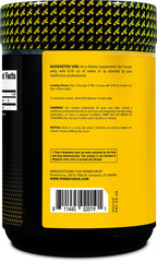 Primaforce creatine label highlighting non-GMO and gluten-free ingredients.