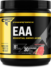 Primaforce EAA Powder Watermelon scoop boosts taste during workouts