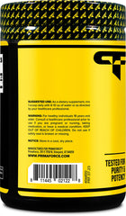 Primaforce L-Leucine powder label closeup, reveals purity and potency.