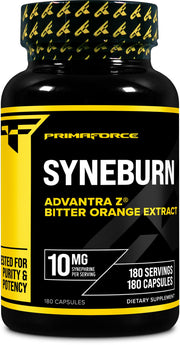 Primaforce Syneburn bottle front with Advantra Z for energy-support potential