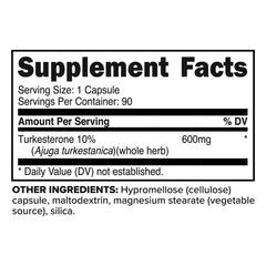 Primaforce Turkesterone capsule closeup highlighting a 600 mg dose for enthusiasts