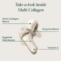 Primal Harvest capsules closeup for convenient daily use supporting skin and joints.