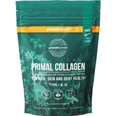 Primal Harvest collagen powder bottle ready for daily use in beverages.