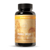 Primal Harvest Meno+ bottle with capsules for daily menopause support.