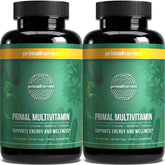 Primal Harvest Primal Multivitamin bottle for daily wellness in a single capsule.