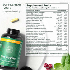 Primal Harvest Primal Multivitamin tablets in hand for immune health