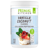 Primal Kitchen Vanilla Collagen Fuel packaging highlights gluten-free, keto-certified ingredients.