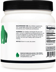 Primal L-Glutamine powder in shaker demonstrates versatile, flavor-free mixing.