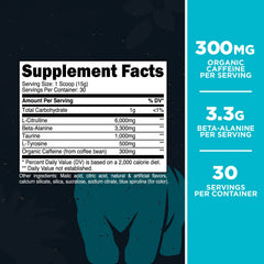 Primal Pre-Workout Tropical Rain Rocket Pop scoop shown for quick mixing.