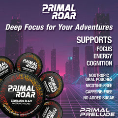 Primal Prelude Mango Shine pouch for daytime clarity on the go.