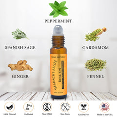 Mezcla aromática mentolada de menta y salvia para aroma calmante