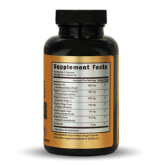 Prime Natural Turmeric Ginger Apple Cider Vinegar capsules—antioxidant-rich digestive support.