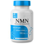 Prime Powders NMN bottle front showing stability and purity for daily use.