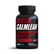 PrimeGENIX CalmLean bottle pour shows stimulant-free fat burning support