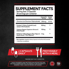 PrimeGENIX CalmLean label emphasizes thermogenic nutrients for metabolism