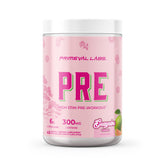 Primeval Labs PRE High-Stim bottle pour boosts energy for workouts.