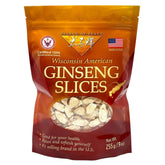 Prince Of Peace ginseng slices close-up in amber, highlighting natural energy ideas.