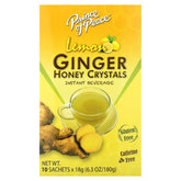 Prince of Peace lemon-ginger-honey sachets front of pack for quick warmth and soothing comfort