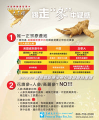 Prince Of Peace Wisconsin ginseng sliced roots for easy tea brewing