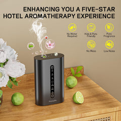 Prismalife waterless diffuser plugged in, outlet use