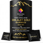Prismora Center shilajit gummies packaging showcases premium daily wellness.