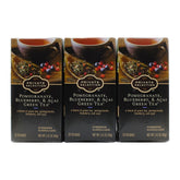Private Selection Pomegranate Blueberry Acai Green Tea three-pack front view for refreshing moments.