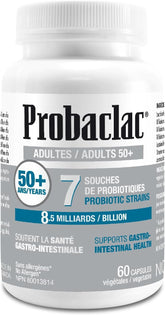 Probaclac Probiotics 50plus bottle for daily gut support and wellness.
