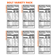 Probar BOLT Orange energy chews for a refreshing citrus lift during activity.