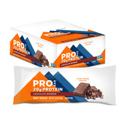 PROBAR Chocolate Brownie packaging shows gluten-free and non-GMO benefits.