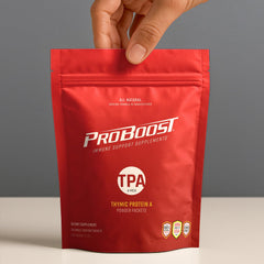 ProBoost Thymic Protein A sublingual powder dissolves rapidly for fast absorption.