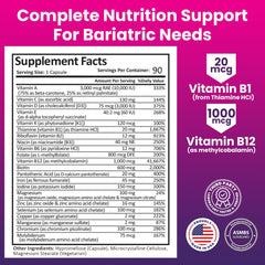 ProCare Health label scan displaying iron and vitamin details for transparent nutrition