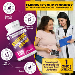 ProCare Health iron-free formula tailored for bariatric patients balancing essential vitamins.