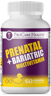ProCare Health Prenatal Bariatric bottle on shelf supports nutrition after bariatric surgery
